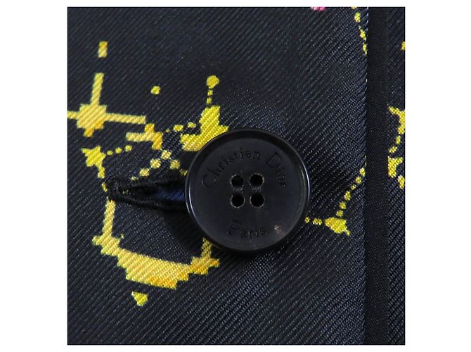 Camicia in seta Christian Dior Nero - vista 6