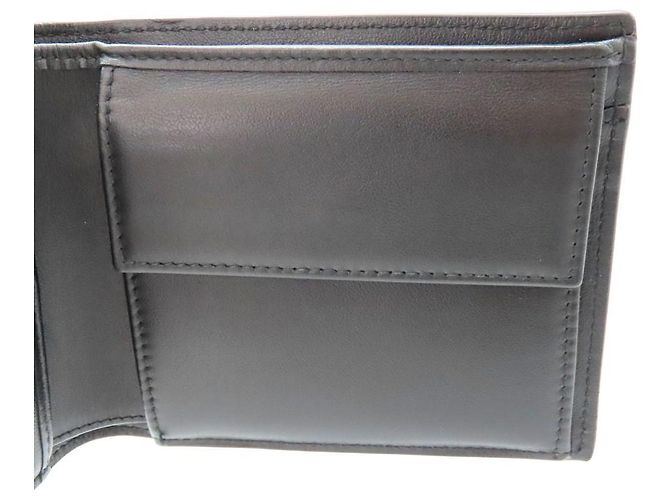 Dior Oblique Galaxy Smooth Leather Bifold Wallet Black - view 7