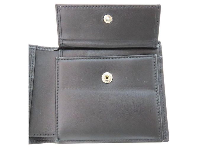 Dior Oblique Galaxy Smooth Leather Bifold Wallet Black - view 8