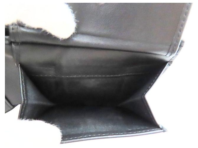 Dior Oblique Galaxy Smooth Leather Bifold Wallet Black - view 9