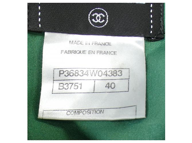 Timeless Gonna Chanel Verde - vista 4