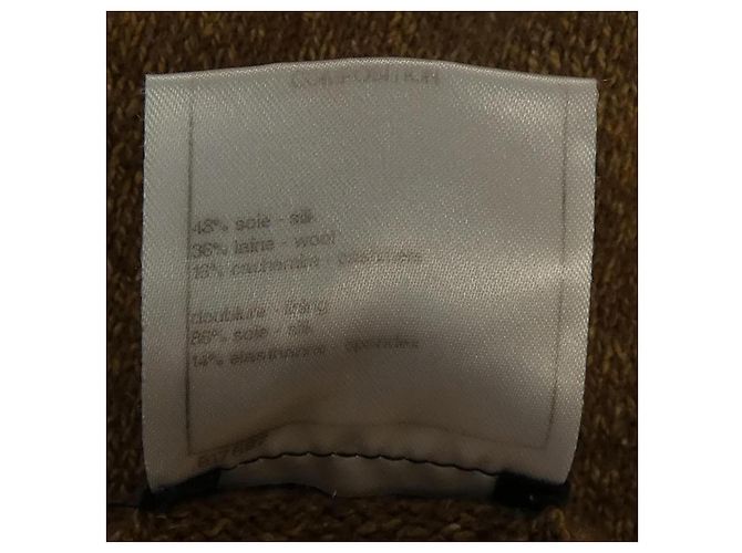 Timeless Chanel P52452K06750 Kaschmir Strick Braun - Ansicht 3