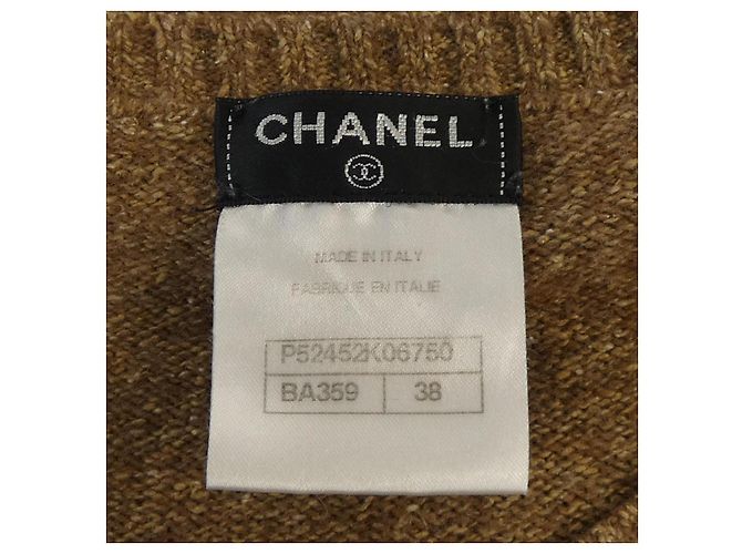Timeless Chanel P52452K06750 Kaschmir Strick Braun - Ansicht 4