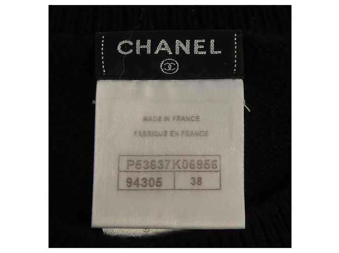 Timeless Vestido de mezcla de cachemira Chanel Negro - vista 4