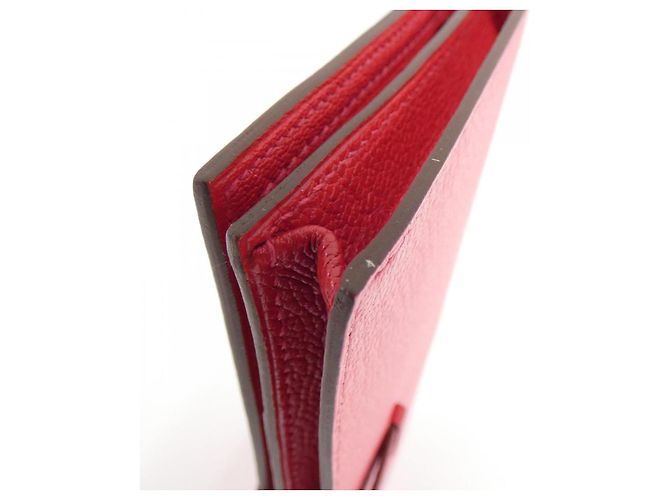 Béarn Cartera Larga Soufflé de Cabra Bearn de Hermès Rosa - vista 3