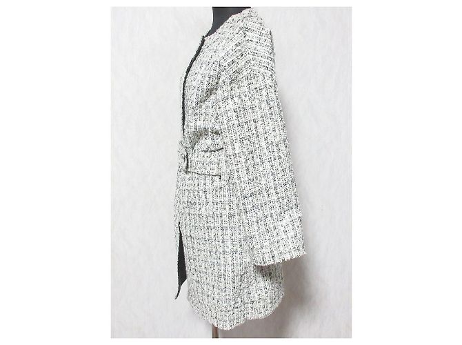 Autre Marque Abrigo de lana reversible sin cuello DRESSTERIOR Negro - vista 3