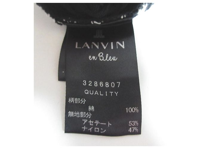 Top de punto LANVIN en Bleu Negro Blanco - vista 5