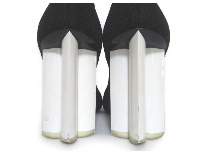 Strick-Ankle Boots Silhouette von Louis Vuitton Schwarz - Ansicht 5