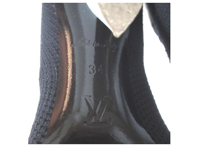 Strick-Ankle Boots Silhouette von Louis Vuitton Schwarz - Ansicht 7