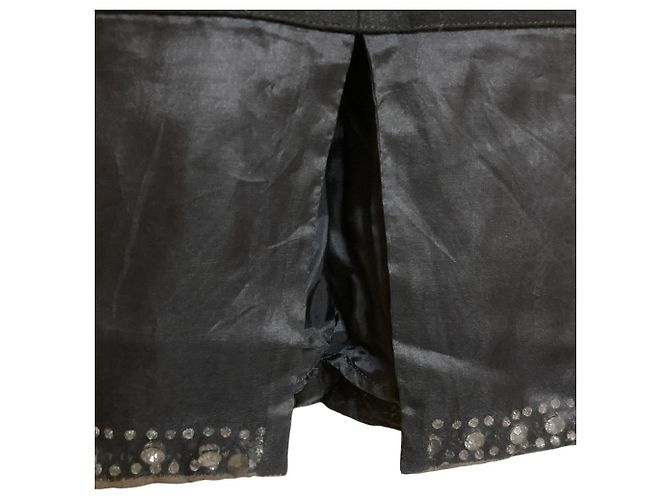 Autre Marque Falda de mezcla de seda La Perla Negro - vista 3
