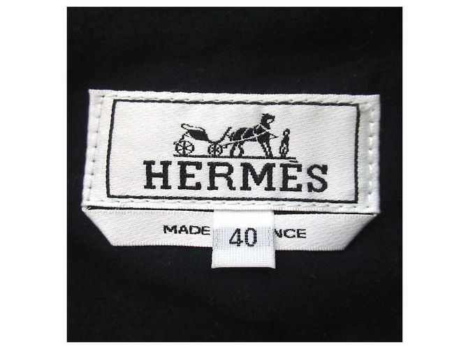 Calças de denim com patch de couro e botão Hermès Série 40 Azul - vista 11