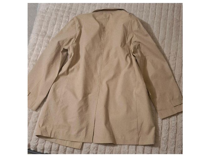 Cappotto beige KENZO HOMME in cotone - vista 14