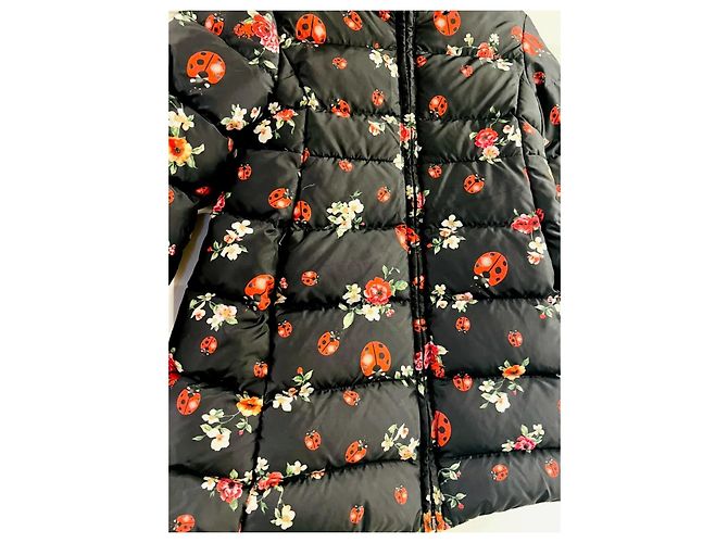 Dolce & Gabbana piumino con cappuccio nero - vista 3