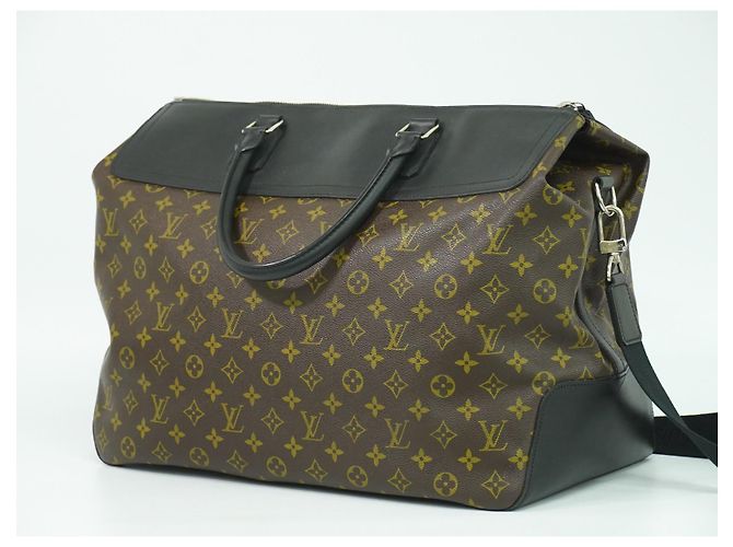 Borsa Louis Vuitton Neo Greenwich in tela Monogram Macassar Marrone - vista 2