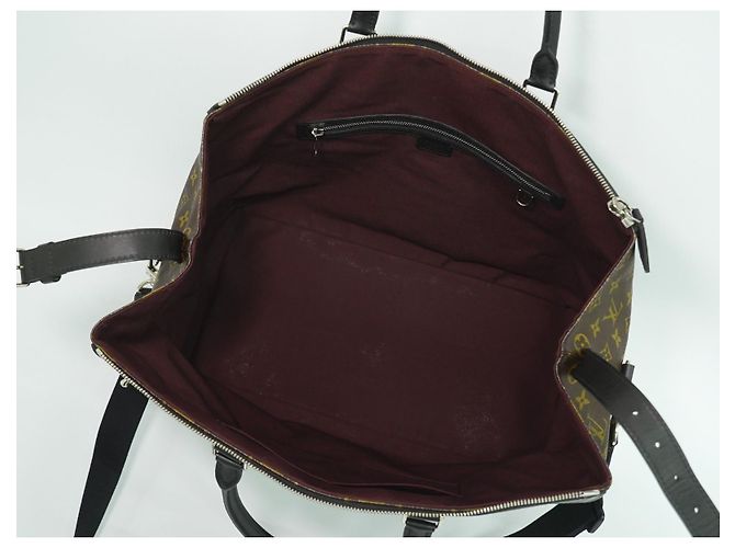 Borsa Louis Vuitton Neo Greenwich in tela Monogram Macassar Marrone - vista 4