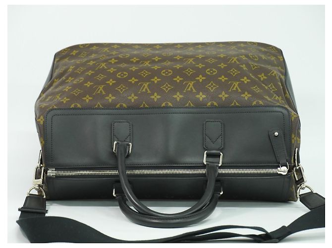 Borsa Louis Vuitton Neo Greenwich in tela Monogram Macassar Marrone - vista 5