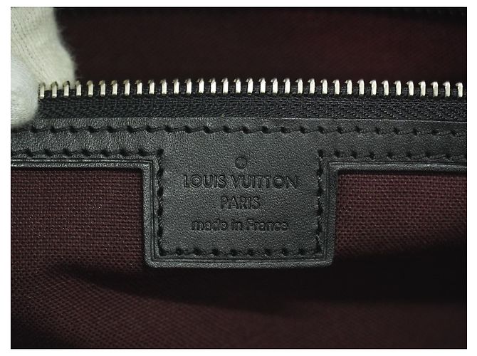 Borsa Louis Vuitton Neo Greenwich in tela Monogram Macassar Marrone - vista 6