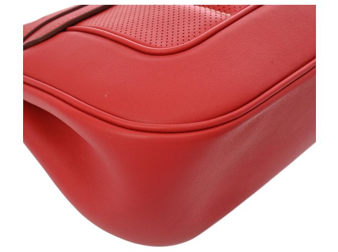 Borsa a Spalla Hermès Berline 28 Rouge Kazak Rosso - vista 6