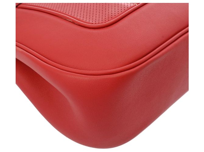 Borsa a Spalla Hermès Berline 28 Rouge Kazak Rosso - vista 8