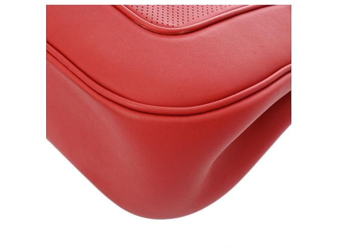 Borsa a Spalla Hermès Berline 28 Rouge Kazak Rosso - vista 9
