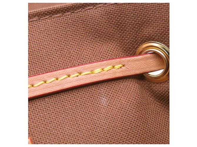 Borsa Louis Vuitton Monogram Montsouris NM BB Marrone - vista 7