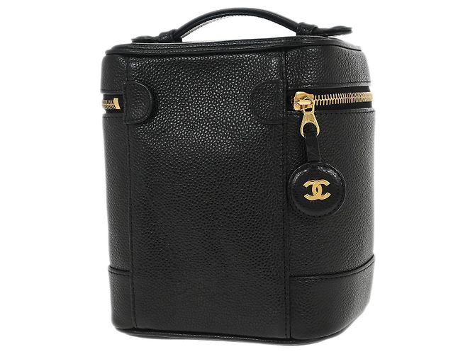 Timeless Beauty case vintage senza tempo Chanel in caviar piccolo - vista 2