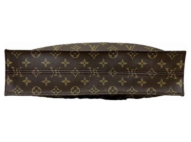 Borsa Tote Monogram Sac Plat Louis Vuitton Marrone - vista 3
