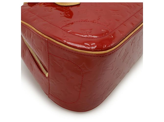 Borsa Summit Drive in Monogram Vernis di Louis Vuitton Rosso - vista 4