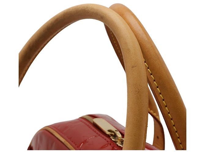 Borsa Summit Drive in Monogram Vernis di Louis Vuitton Rosso - vista 6
