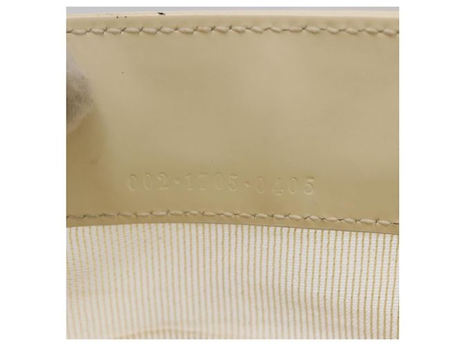 Borsa Tote Vintage in Vinile Gucci Beige - vista 7