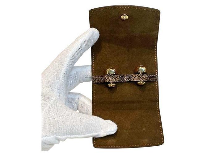 Gemelli in metallo dorato Louis Vuitton D'oro - vista 7