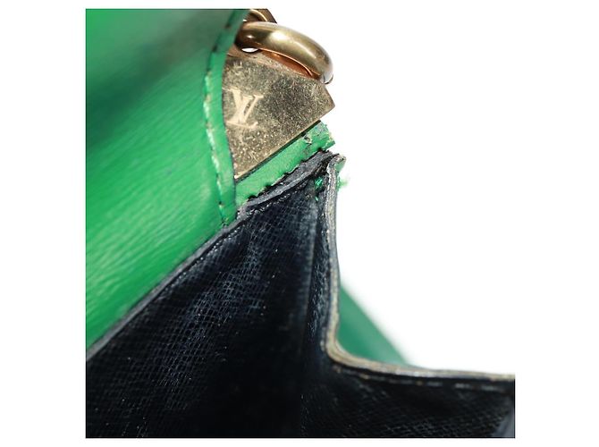 LOUIS VUITTON Borsa a Spalla Epi Grenel Verde M52364 LV Auth 160435 - vista 11