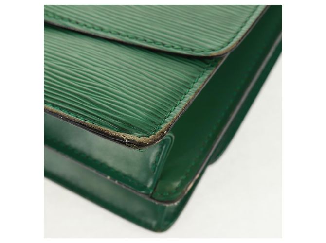 LOUIS VUITTON Borsa a Spalla Epi Grenel Verde M52364 LV Auth 160435 - vista 17