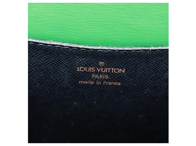 LOUIS VUITTON Borsa a Spalla Epi Grenel Verde M52364 LV Auth 160435 - vista 25