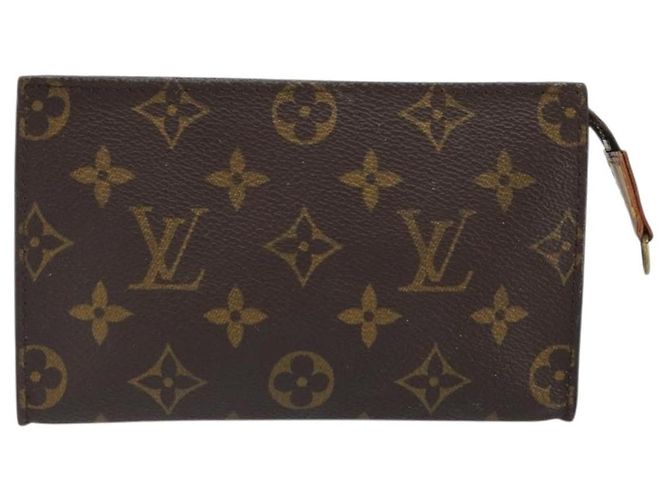 Bucket LOUIS VUITTON Monogramma Secchiello PM Pochette Accessorio LV Auth hk3239 - vista 13