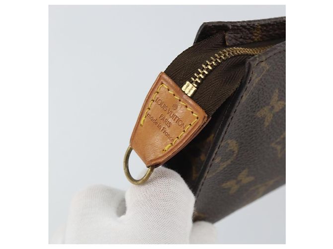 Bucket LOUIS VUITTON Monogramma Secchiello PM Pochette Accessorio LV Auth hk3239 - vista 8