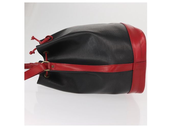 LOUIS VUITTON Epi Noe Schultertasche Bicolor Schwarz Rot M44017 LV Auth 158992 - Ansicht 4