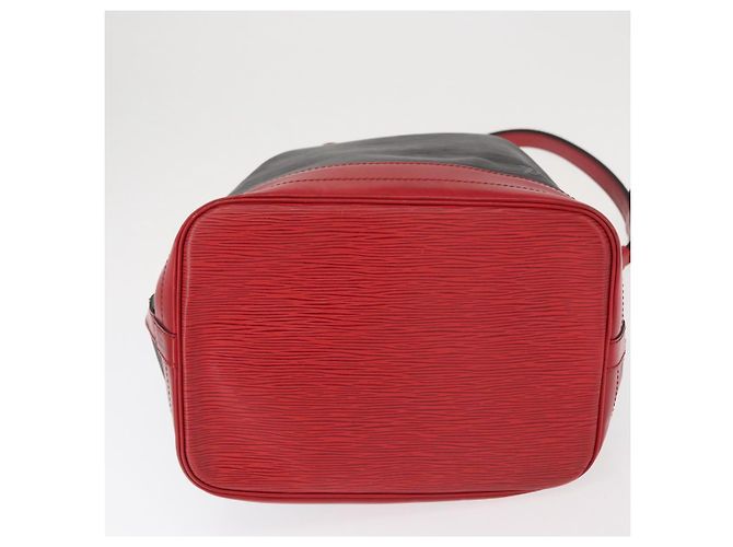 LOUIS VUITTON Epi Noe Schultertasche Bicolor Schwarz Rot M44017 LV Auth 158992 - Ansicht 5