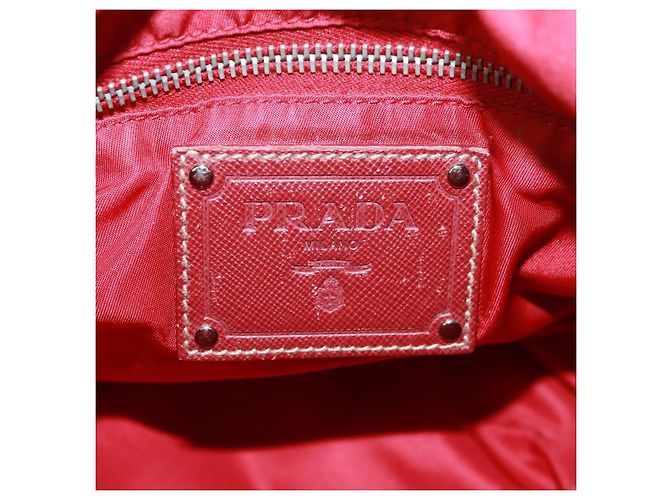 PRADA Schultertasche Nylon Grün Silber Authentisch 161408 - Ansicht 25
