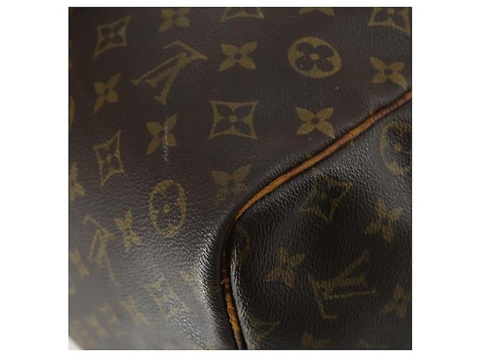 LOUIS VUITTON Borsa Boston Monogram Keepall Bandoulière 60 M41412 LV Auth am10381 Monogramma - vista 16