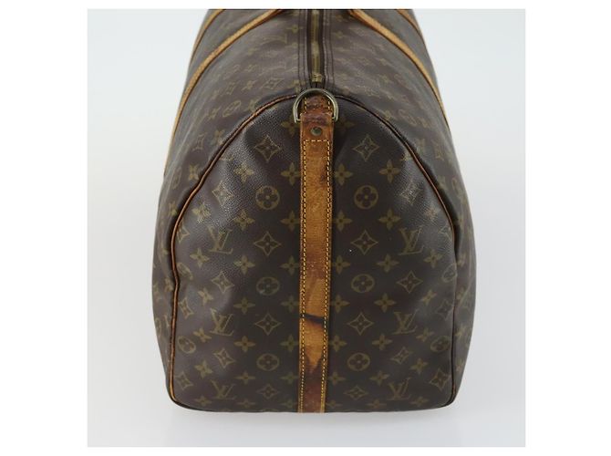 LOUIS VUITTON Borsa Boston Monogram Keepall Bandoulière 60 M41412 LV Auth am10381 Monogramma - vista 4