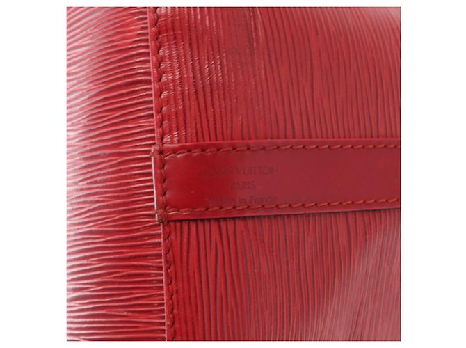 Noe LOUIS VUITTON Borsa a Spalla Petit Noé Epi Rossa M44107 LV Auth 161223 Rosso - vista 18