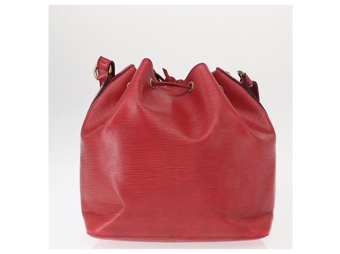 Noe LOUIS VUITTON Borsa a Spalla Petit Noé Epi Rossa M44107 LV Auth 161223 Rosso - vista 2