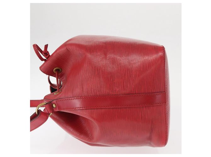 Noe LOUIS VUITTON Borsa a Spalla Petit Noé Epi Rossa M44107 LV Auth 161223 Rosso - vista 4