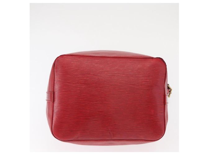 Noe LOUIS VUITTON Borsa a Spalla Petit Noé Epi Rossa M44107 LV Auth 161223 Rosso - vista 5
