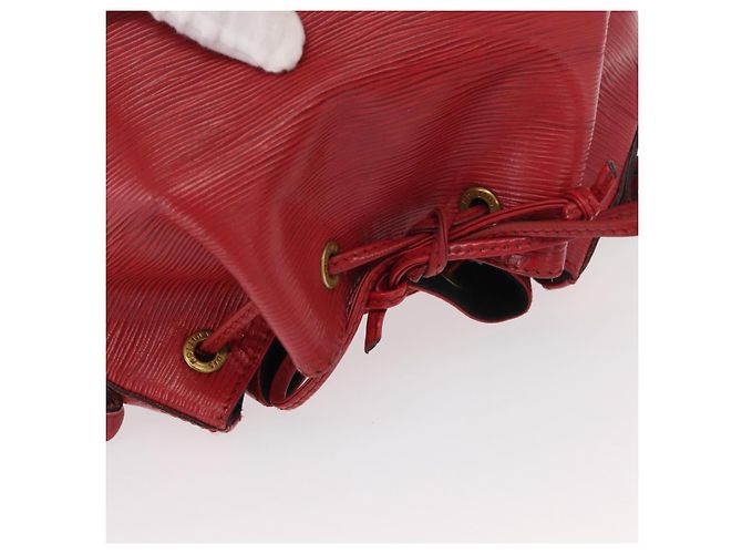 Noe LOUIS VUITTON Borsa a Spalla Petit Noé Epi Rossa M44107 LV Auth 161223 Rosso - vista 6