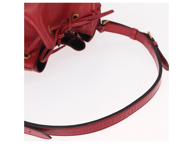Noe LOUIS VUITTON Borsa a Spalla Petit Noé Epi Rossa M44107 LV Auth 161223 Rosso - vista 7
