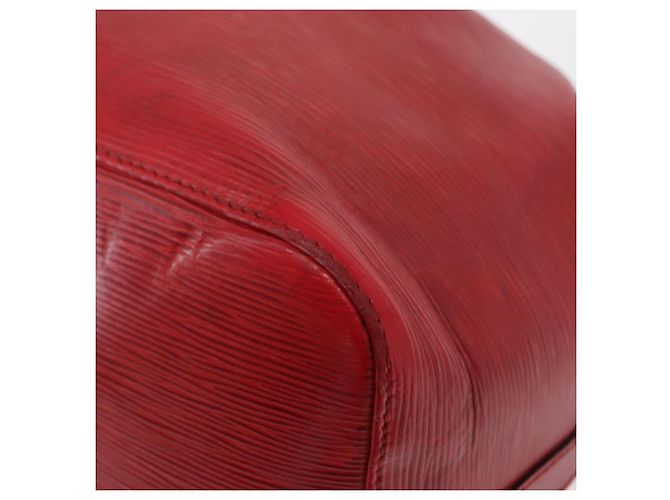 Noe LOUIS VUITTON Borsa a Spalla Petit Noé Epi Rossa M44107 LV Auth 161223 Rosso - vista 9