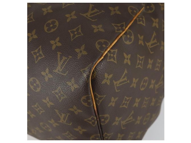 LOUIS VUITTON Borsa Boston Monogram Keepall 55 M41424 LV Auth 161131 Monogramma - vista 14
