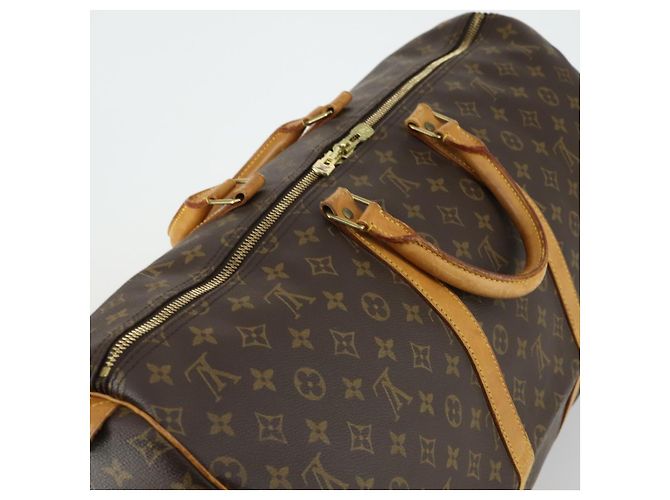 LOUIS VUITTON Borsa Boston Monogram Keepall 55 M41424 LV Auth 161131 Monogramma - vista 6